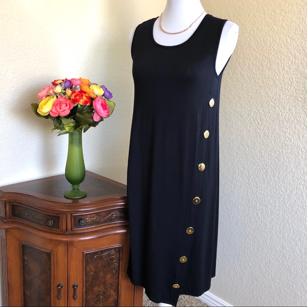 Olive & Oak Asymmetrical Hem Tank Dress